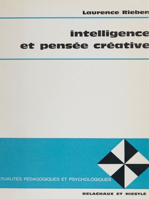 cover image of Intelligence et pensée créative